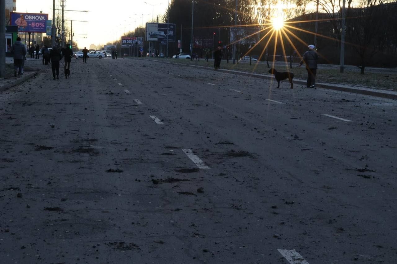 Наслідки удару по Львову 15 лютого Наслідки удару по Львову 15 лютого