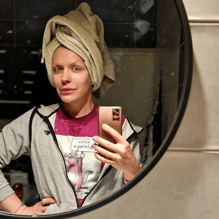 Блогерша Монро без мейкапа