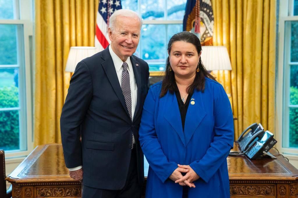 Маркарова та Джо Байден Маркарова та Джо Байден