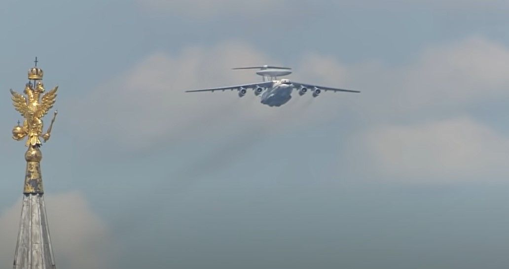 А-50 на параді в москві 2021 року. Фото з відкритих джерел А-50 на параді в москві 2021 року. Фото з відкритих джерел