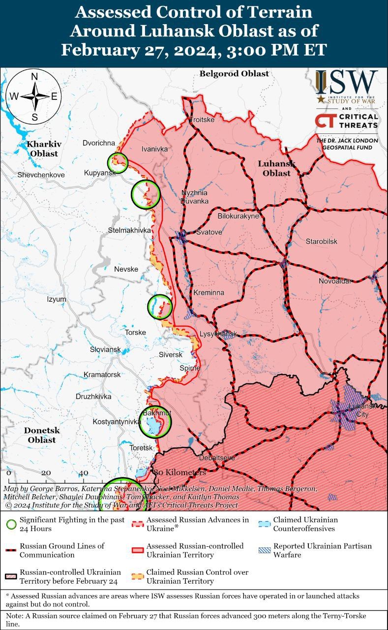 Карты боев в Харьковской и Луганской областях Карты боев в Харьковской и Луганской областях