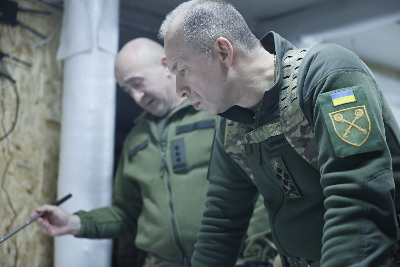 Сирський на передовій Сирський на передовій