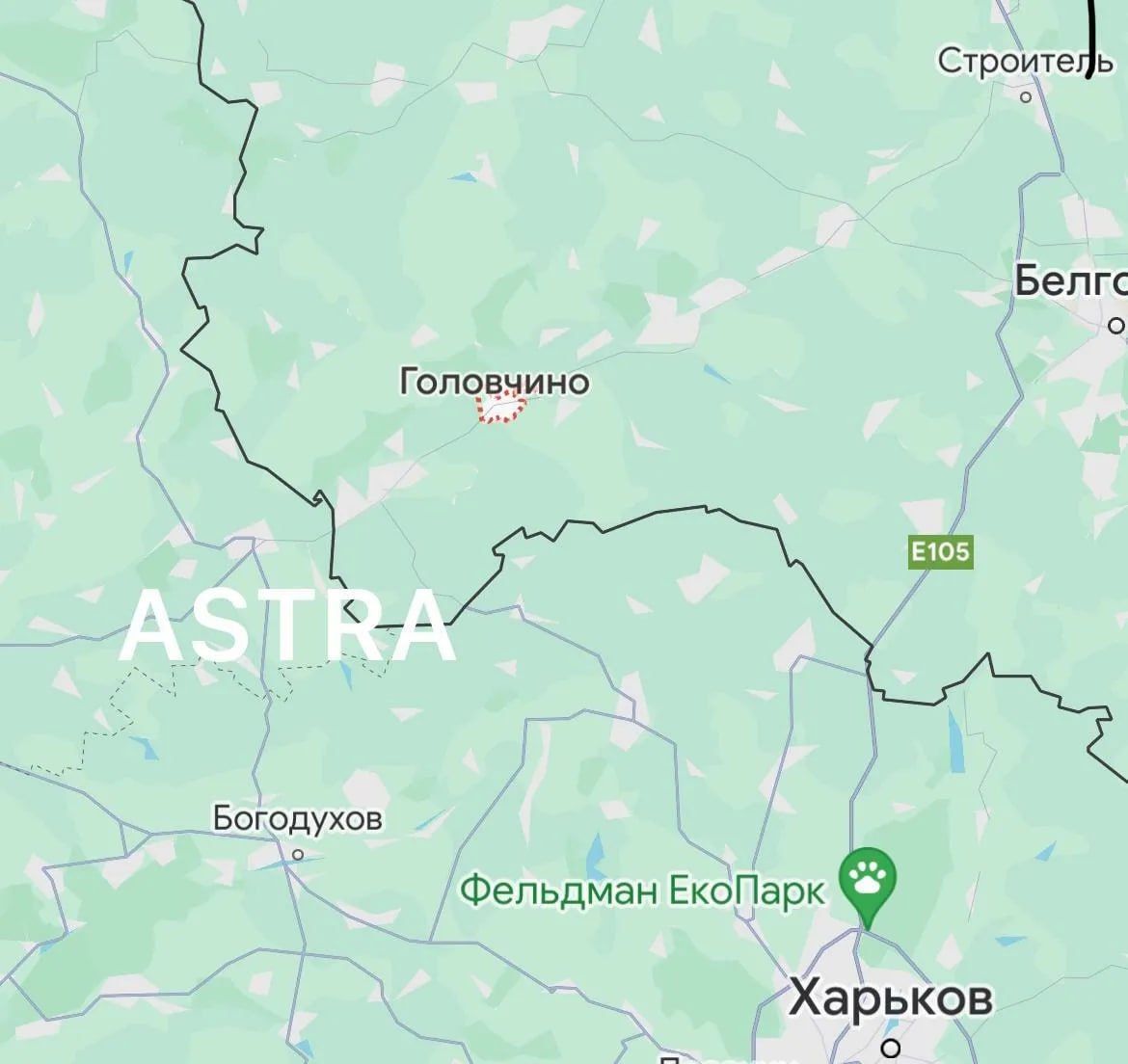 Головчино на карті, в якому пошкодили комплекс "Панцир-С1" Головчино на карті, в якому пошкодили комплекс "Панцир-С1"