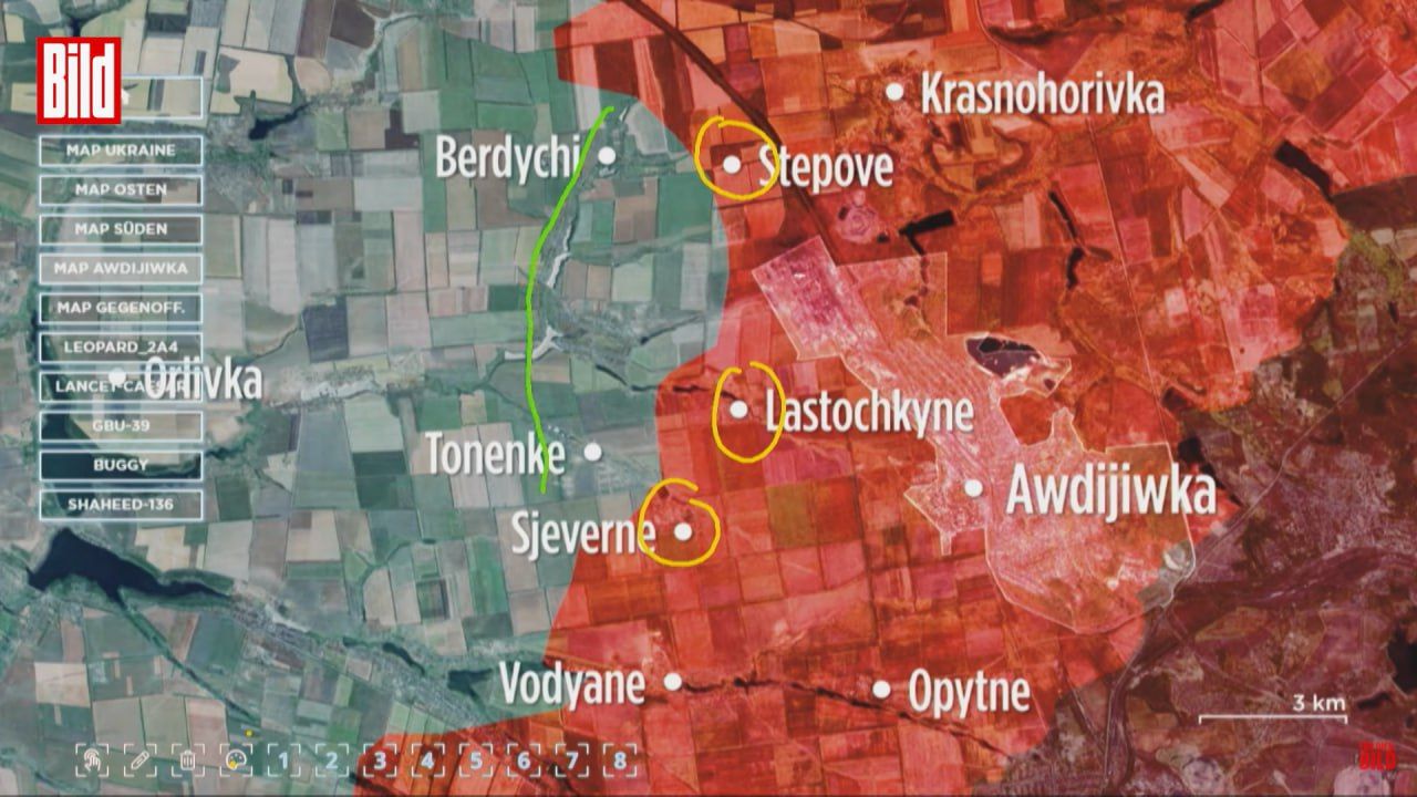 ЗСУ збудували оборонні рубежі вздовж водойм на захід від Авдіївки 1