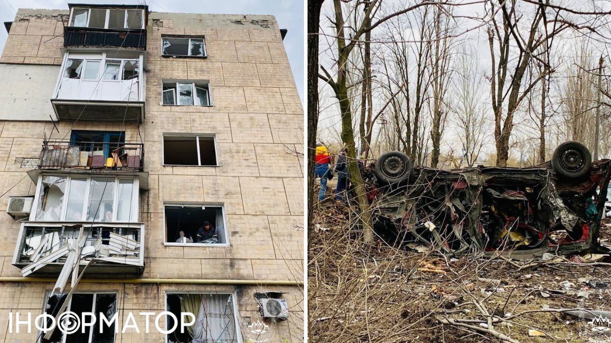 Зруйновані будинки у Покровську