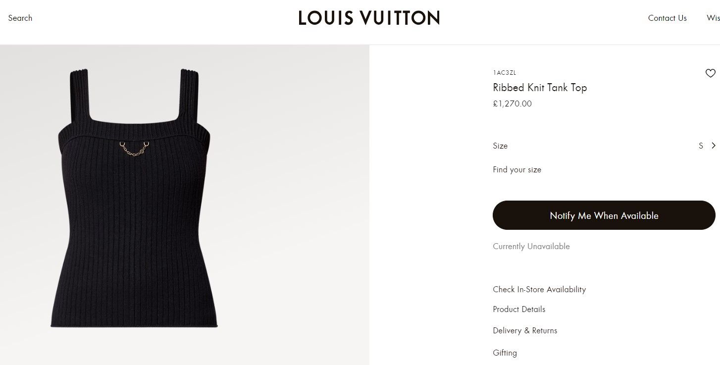 Топ Louis Vuitton Топ Louis Vuitton