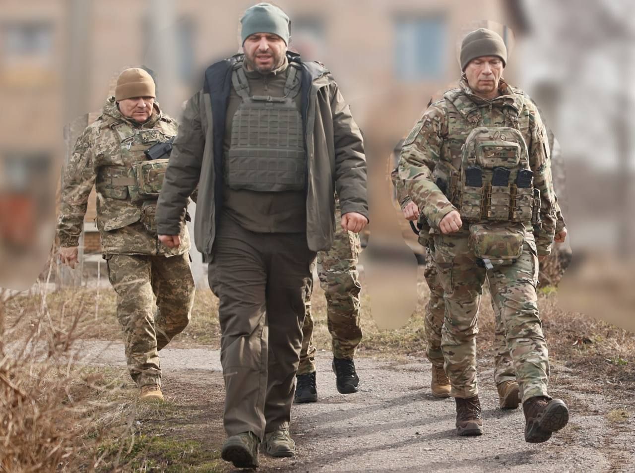 Сирський з Умєровим на позиціях Сирський з Умєровим на позиціях