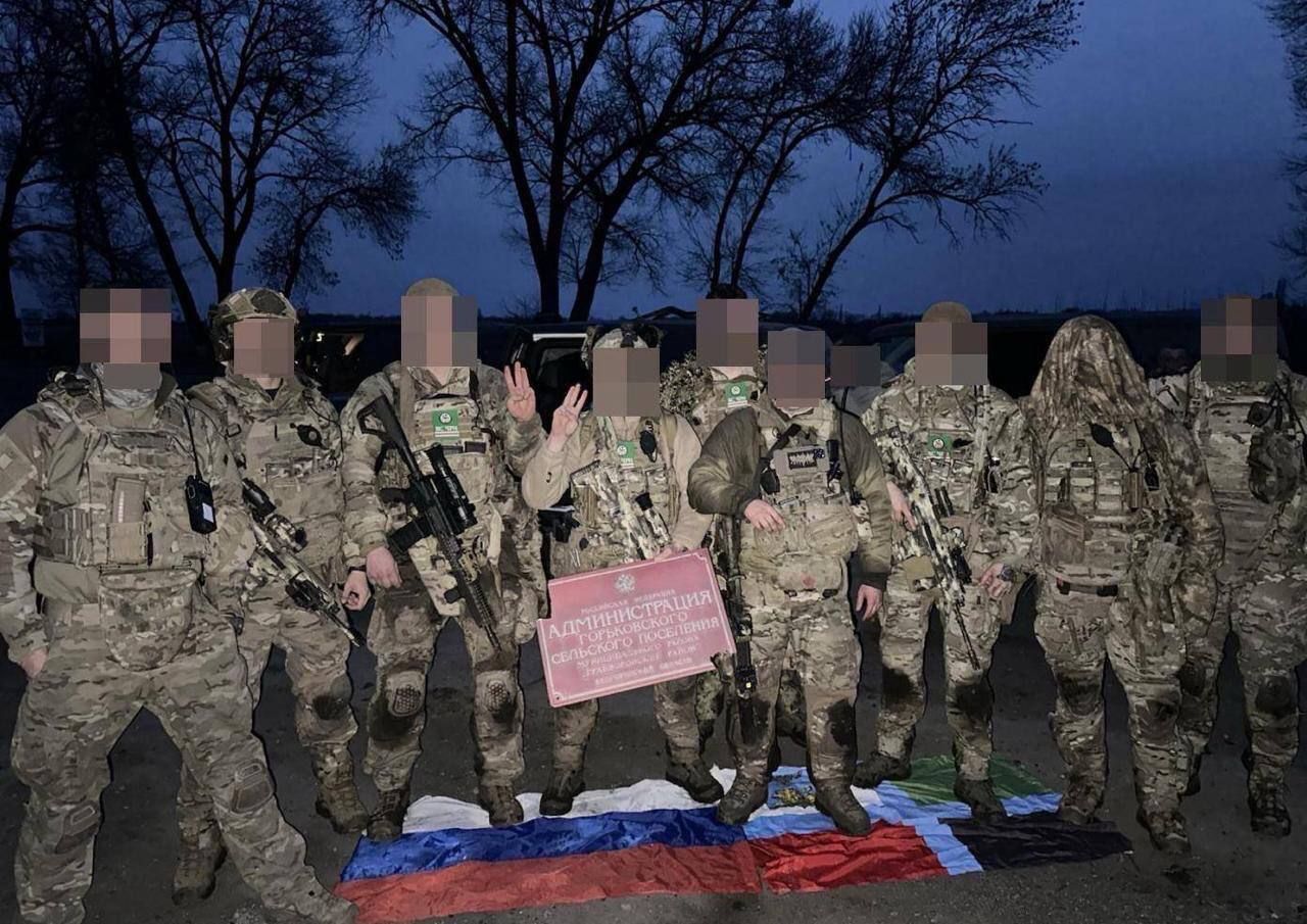 Русские повстанцы на территории селения Русские повстанцы на территории селения