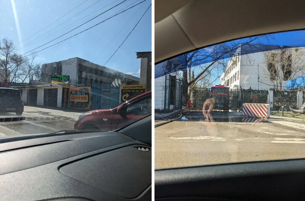 Удар по Севастополю: з'явилися супутникові фото ураженого вузлу зв'язку ЧФ та бухти з десантими кораблями 3