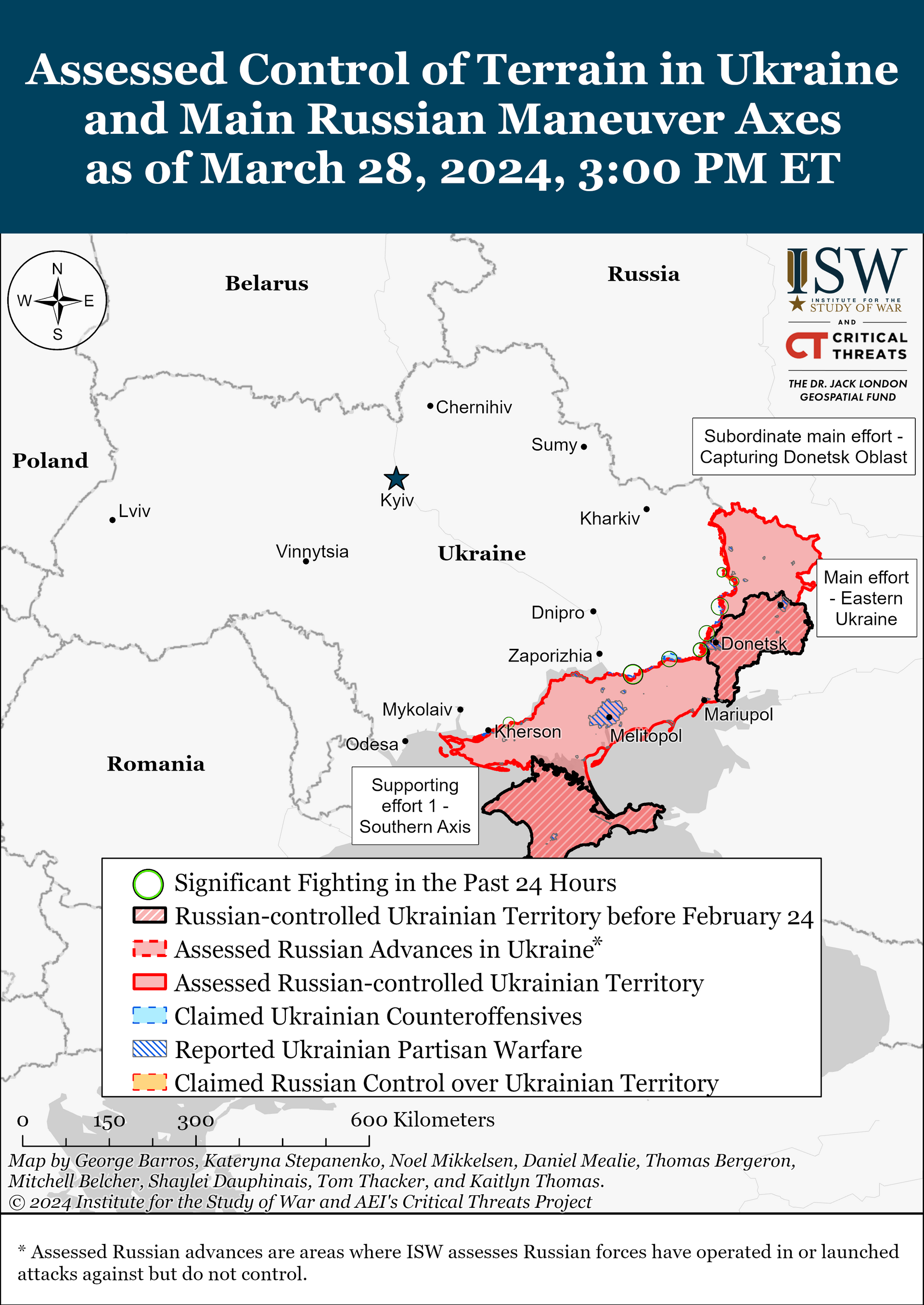 Від початку року росія захопила більше території, ніж за три останні місяці 2023 року - ISW 1