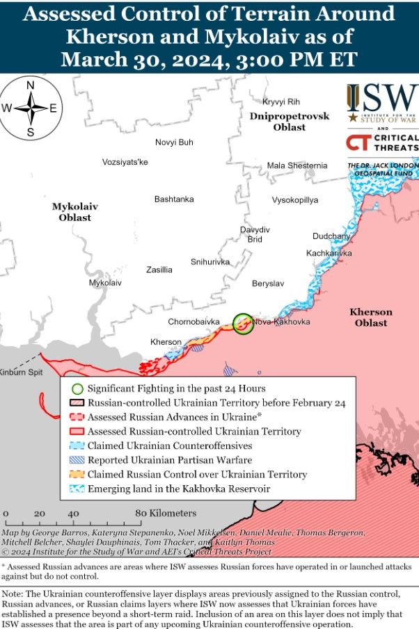 Окупанти зосереджуються на Лиманському напрямку: Інститут вивчення війни показав карти боїв 6