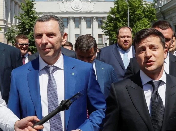 Сергій Шефір, Володимир Зеленський. Фото Reuters