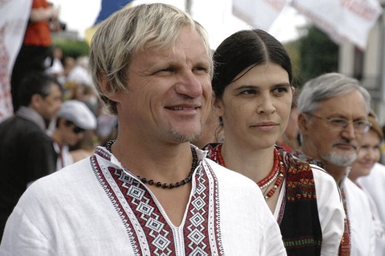 Олег Скрипка с супругой Олег Скрипка с супругой