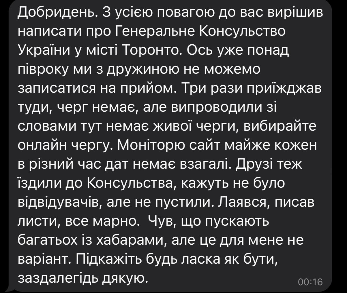 Украинцы в Канаде жалуются на трудности с работой консульств 2