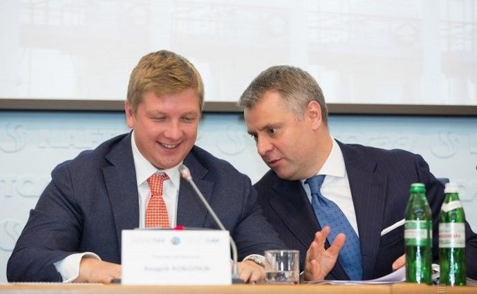 Андрій Коболєв (ліворуч) та Юрій Вітренко - колеги та соратники протягом майже 20 років. Фото: УНІАН Андрій Коболєв (ліворуч) та Юрій Вітренко - колеги та соратники протягом майже 20 років. Фото: УНІАН