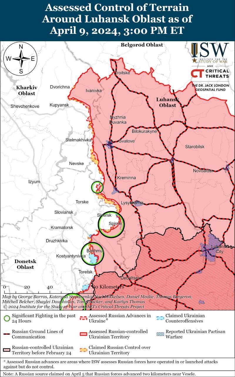 Карты боев в Харьковской и Луганской областях Карты боев в Харьковской и Луганской областях