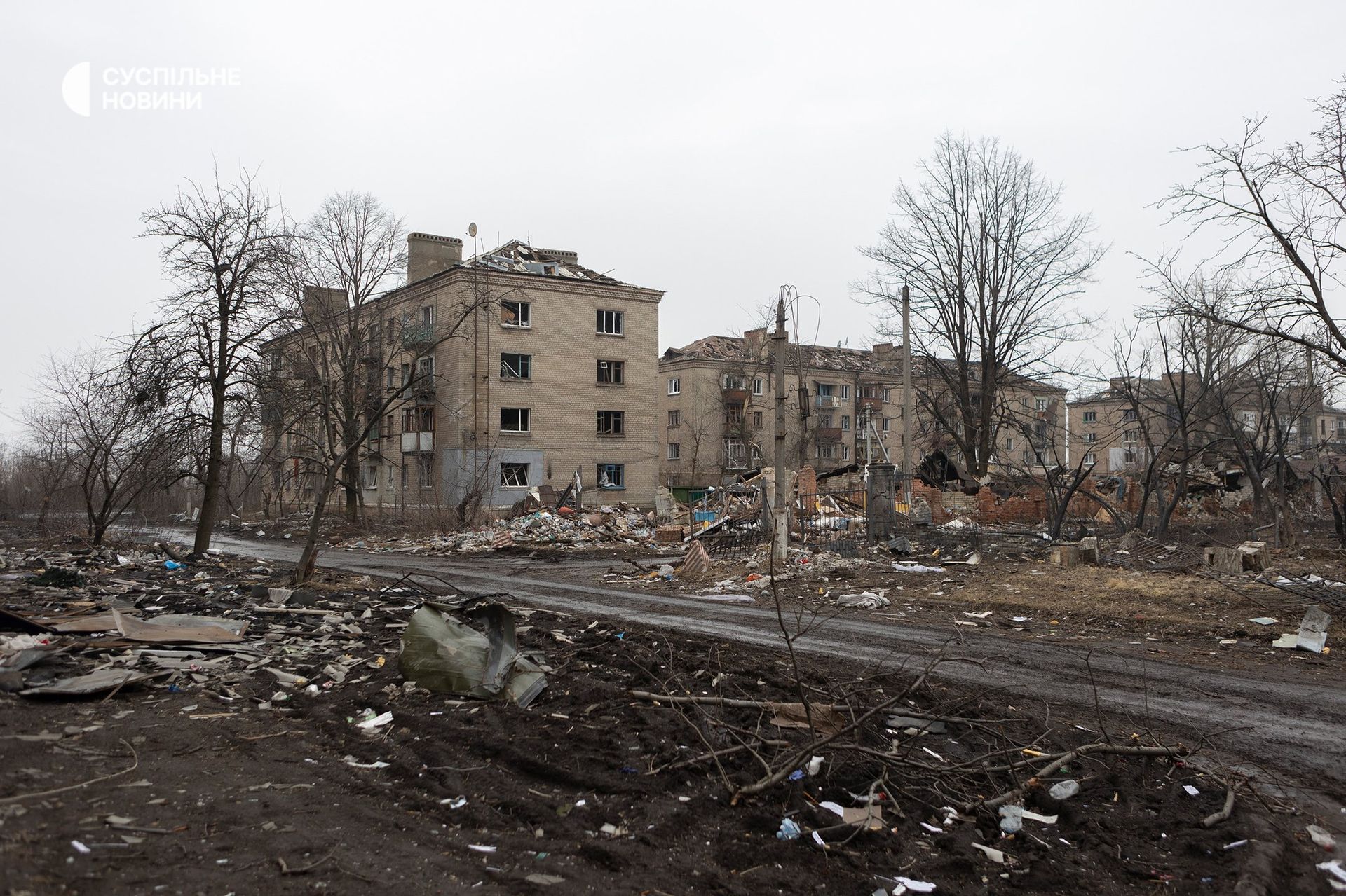 Околиця Часового Яру. Фото: Суспільне Новини Околиця Часового Яру. Фото: Суспільне Новини