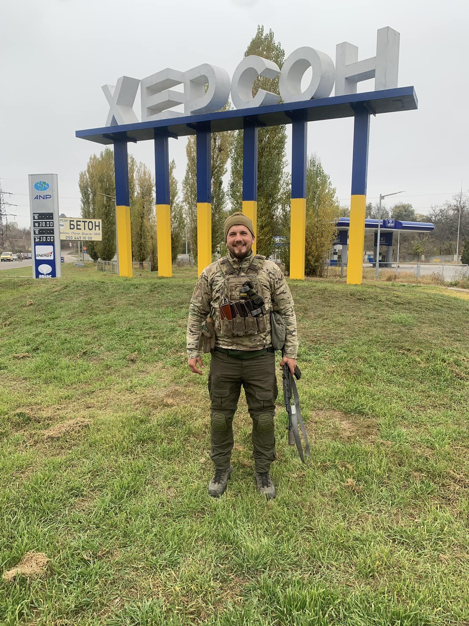 Петриченко під час звільнення Херсона Петриченко під час звільнення Херсона