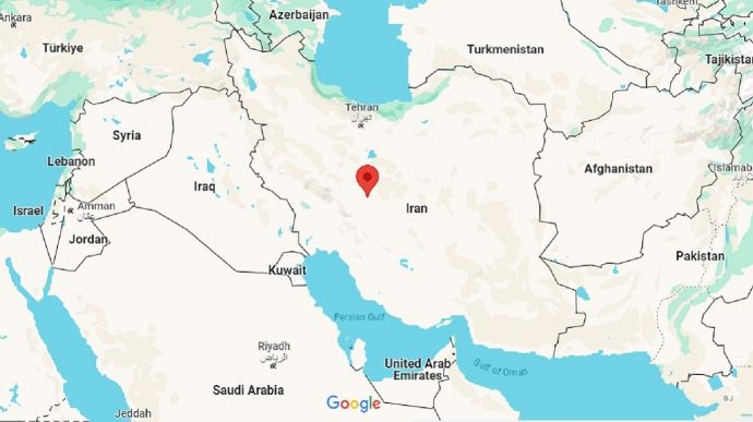 Провинция Исфахан на карте Провинция Исфахан на карте