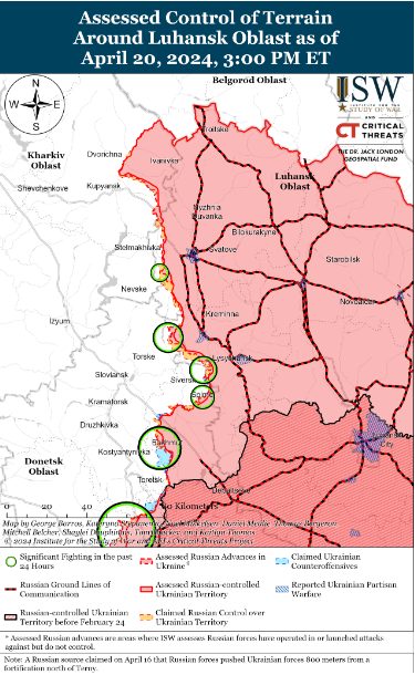 ЗСУ просуваються на Луганщині, окупанти мають незначні успіхи на Донеччині - ISW 1