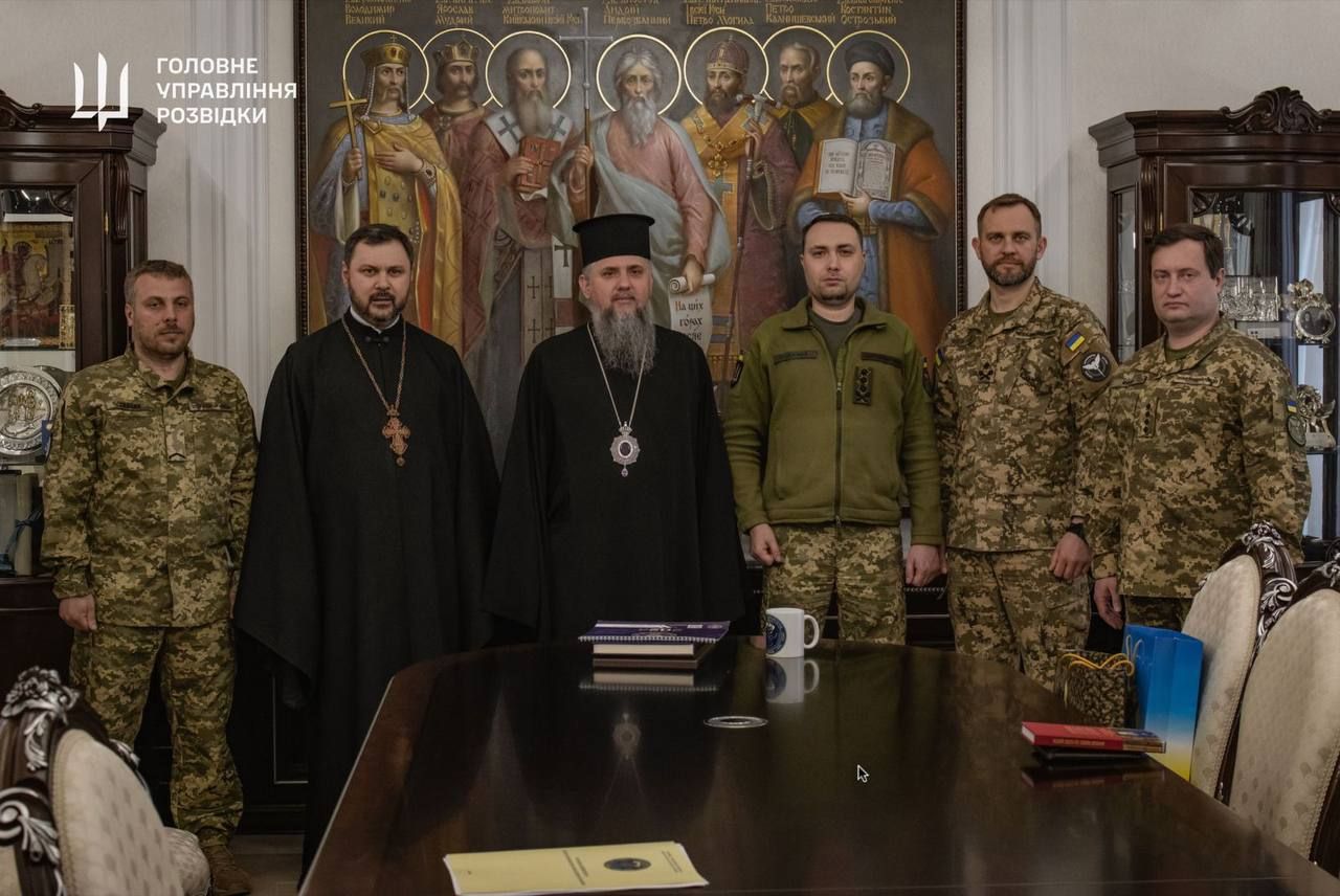 Епіфаній благолсловив Буданова і бійців ГУР на битву за свободу 1