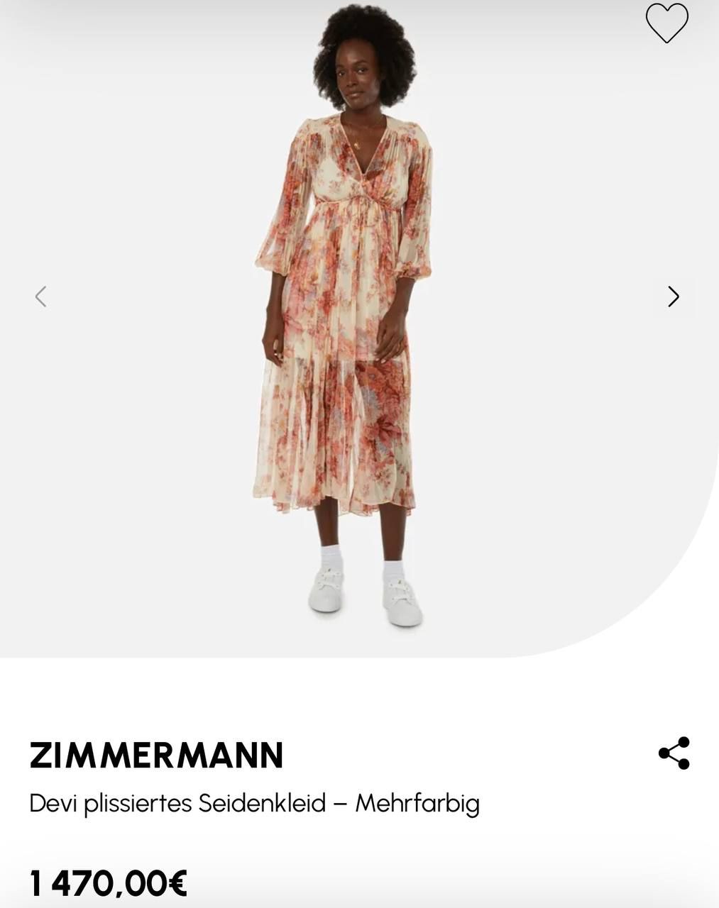 Платье Zimmermann Платье Zimmermann