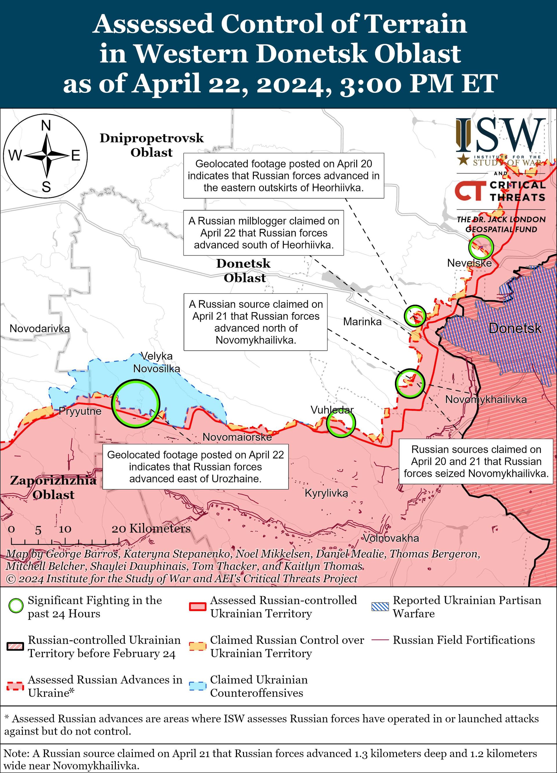 Карта ISW Карта ISW