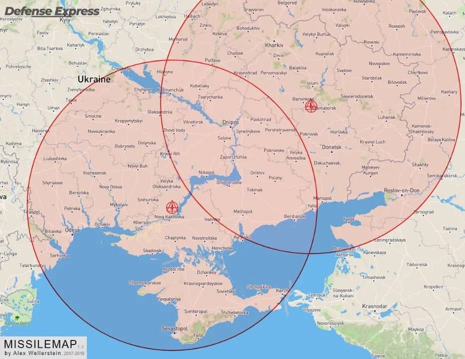Радіус ATACMS Радіус ATACMS