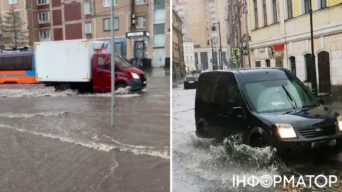 Дощі заливають Москву