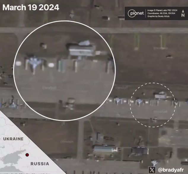 Спутниковый снимок за 19 марта 2024 года Спутниковый снимок за 19 марта 2024 года