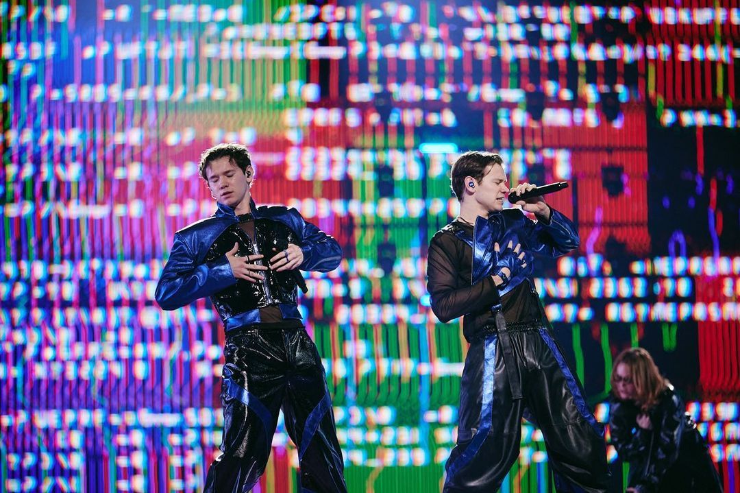 Дует Marcus & Martinus на сцене "Евровидения 2024" Дует Marcus & Martinus на сцене "Евровидения 2024"