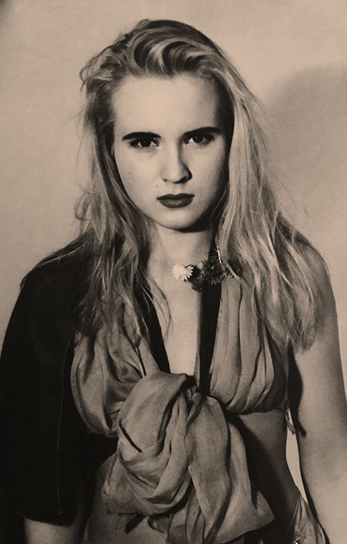 Олеся Жураковская в молодости