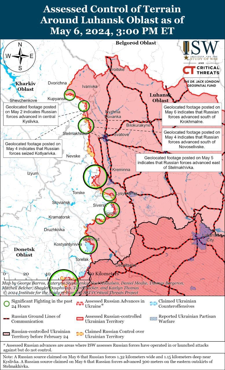 Карти боїв у Харківській та Луганській областях Карти боїв у Харківській та Луганській областях