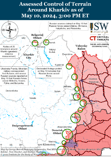 В ISW сообщили о первой фазе наступления РФ севернее Харькова: где продвинулся враг 1
