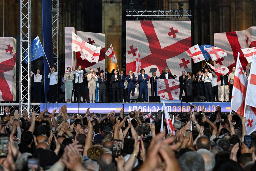 "Грузинська мрія" мала всі шанси перемогти на виборах 2024 року. Фото: Getty Images "Грузинська мрія" мала всі шанси перемогти на виборах 2024 року. Фото: Getty Images