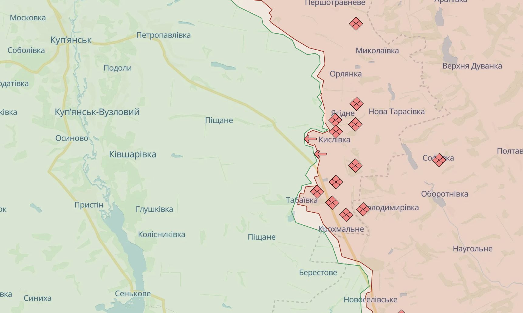 Просування ворога у Купʼянському районі Просування ворога у Купʼянському районі
