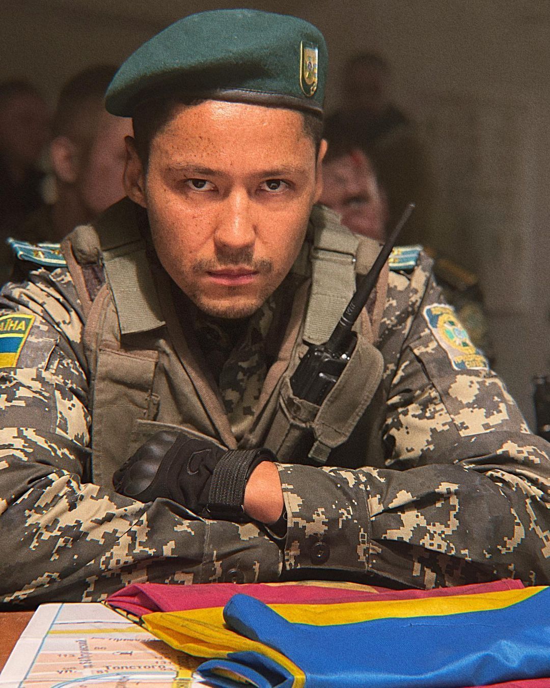 Паша Ли на съемках фильма "Мирный-21" Паша Ли на съемках фильма "Мирный-21"