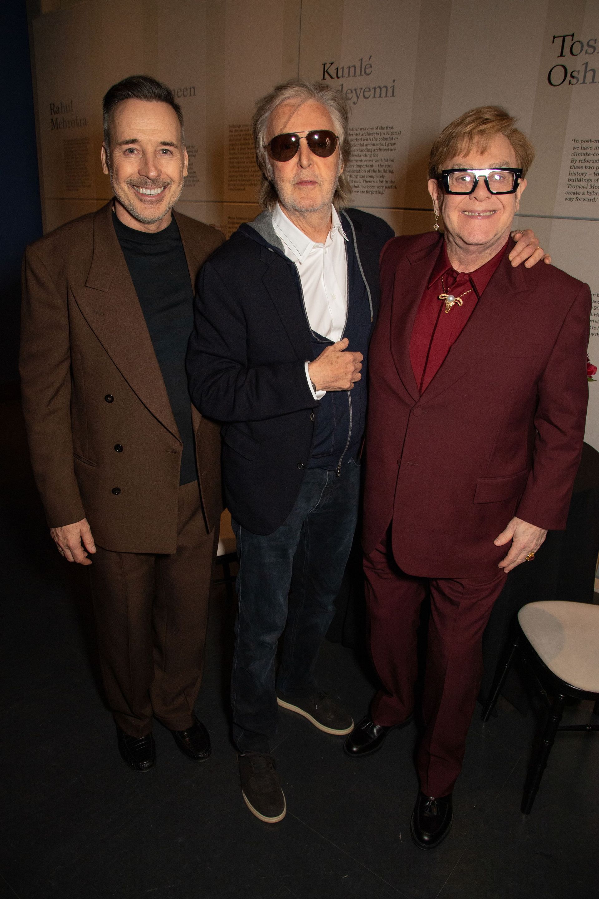 Дэвид Ферниш, Пол Маккартни, Элтон Джон. Фото: Getty Images