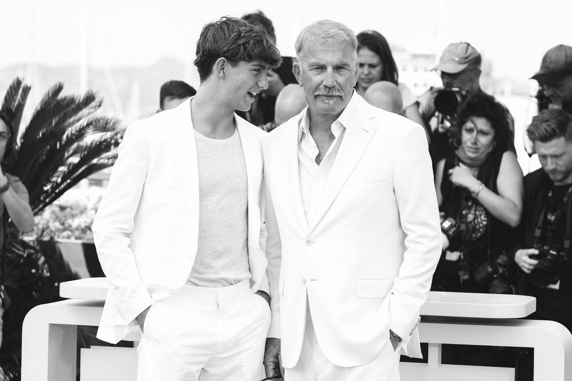 Кевин Костнер и его сын Хейс. Фото: Getty Images