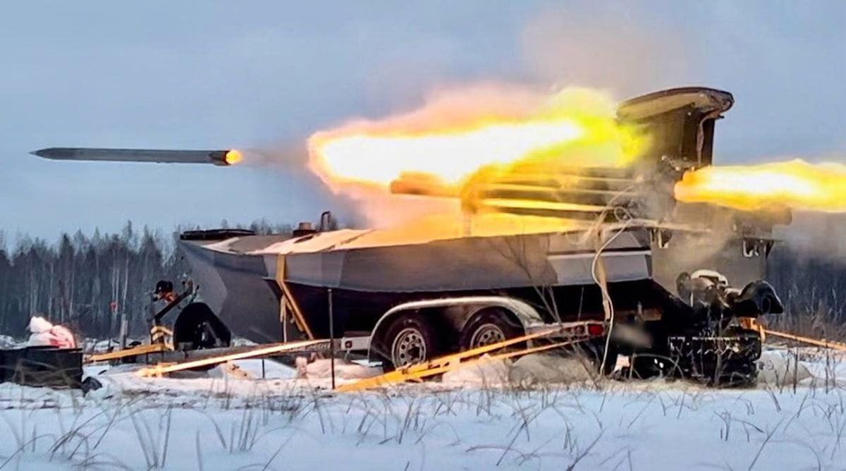 Модернизированный морской дрон Модернизированный морской дрон