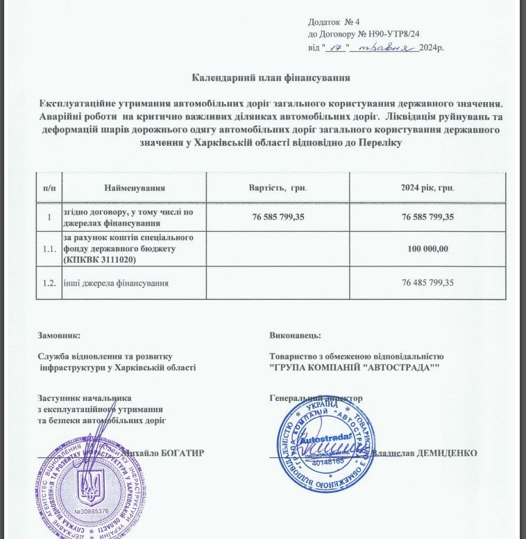 Частину коштів виділять зі спецфонду держбюджету. Частину коштів виділять зі спецфонду держбюджету.