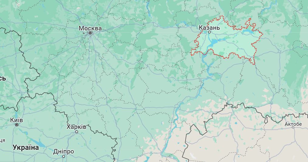 Татарстан на карте Татарстан на карте