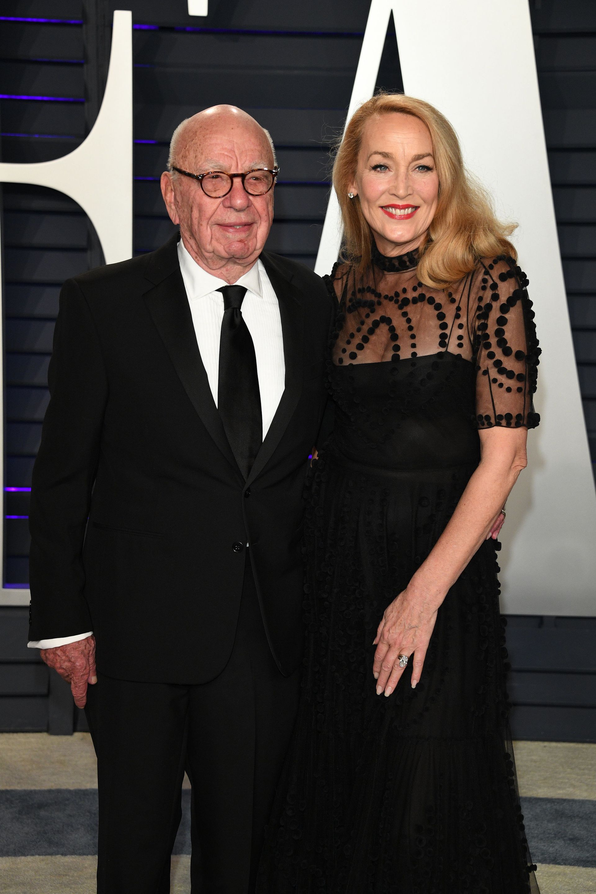 Руперт Мердок и Джерри Холл, 2019 год. Фото: Getty Images Руперт Мердок и Джерри Холл, 2019 год. Фото: Getty Images