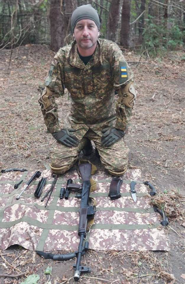 Сергей Жадан в ВСУ. Фото: соцсети писателя Сергей Жадан в ВСУ. Фото: соцсети писателя