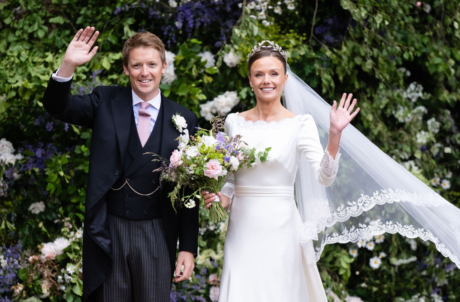 Сложный букет невесты. Фото: Getty Images