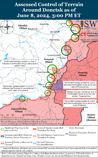 Россия на Харьковском направлении могла захватить село Глубокое - карты ISW 5