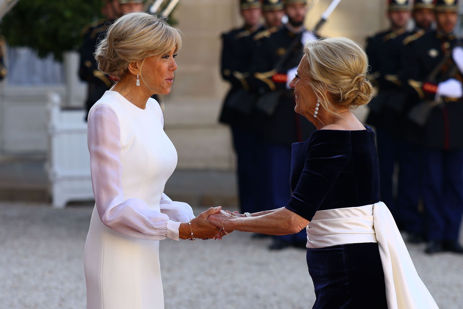 Брижит Макрон и Джилл Байден. Фото: Getty Images Брижит Макрон и Джилл Байден. Фото: Getty Images