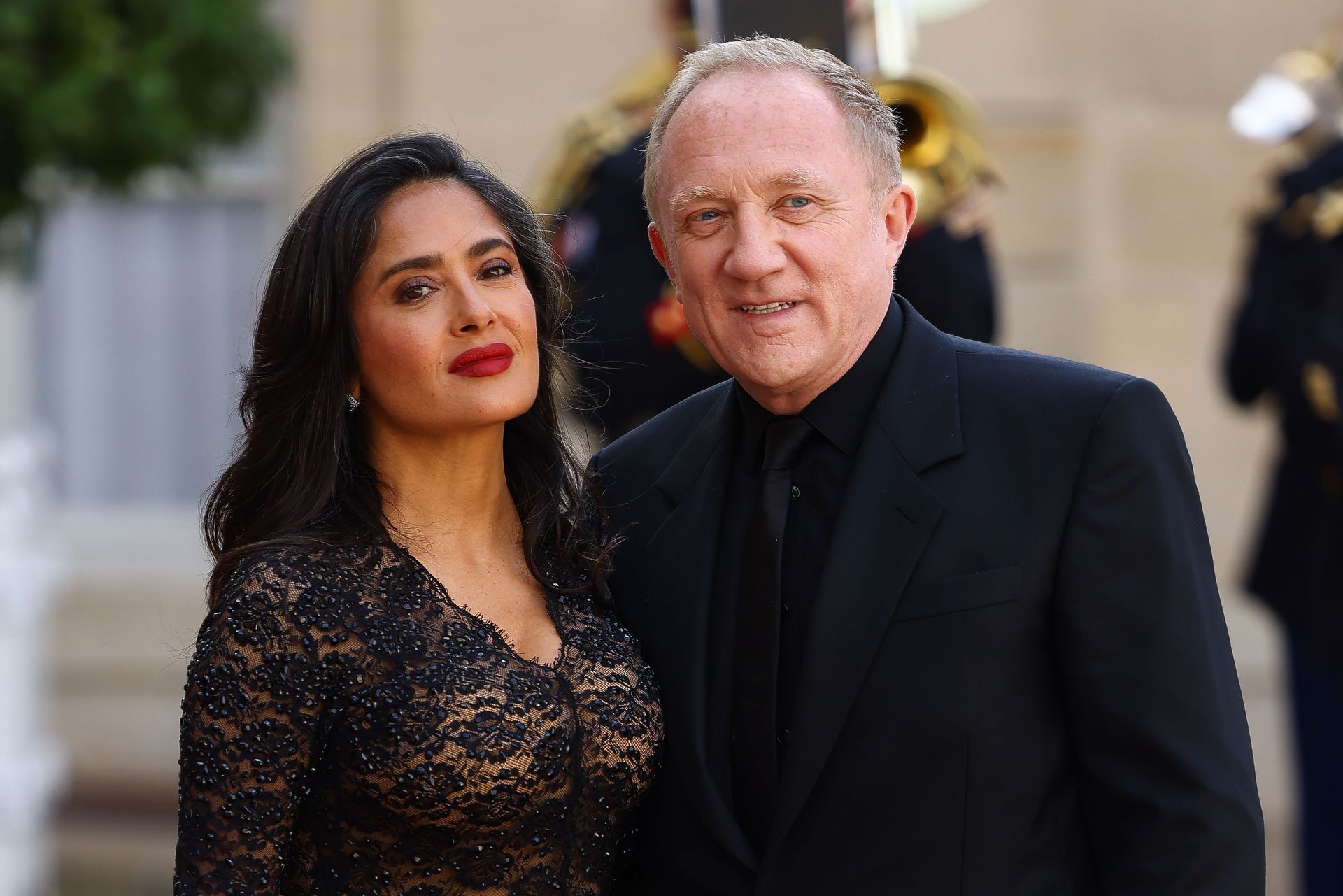 Сальма Хайек и Франсуа-Анри Пино. Фото: Getty Images Сальма Хайек и Франсуа-Анри Пино. Фото: Getty Images