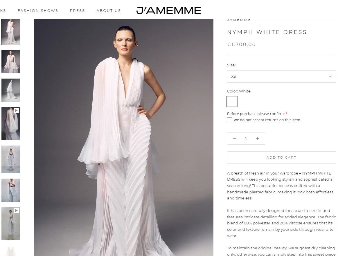 Скрін сайту J’amemme Скрін сайту J’amemme