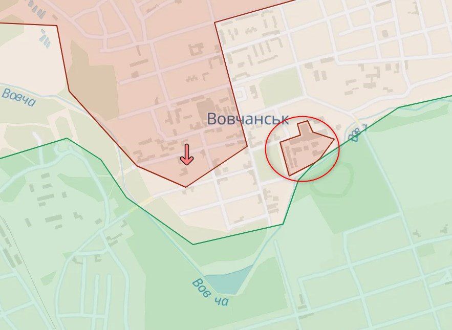 Продвижение окупантов в Волчанске и в районе завода Продвижение окупантов в Волчанске и в районе завода